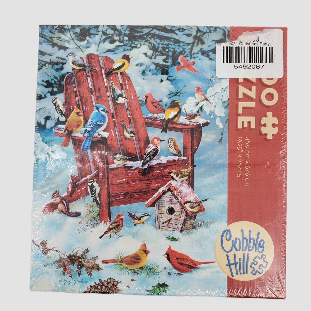 Cobble Hill Adirondack Birds 1000 Piece Jigsaw‎ Puzzle Greg Giordano 57168 New